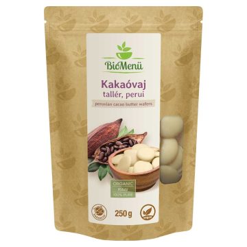 BioMenü bio Kakaová Máslo Tallera peruánský 250 g