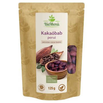 BioMenü bio Kakaové Boby peruánské 125 g