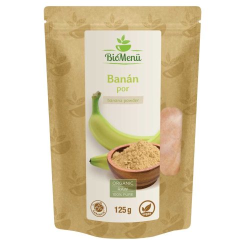 BioMenü bio Banánový prášek 125 g BLÍZKO DATA EXPIRACE