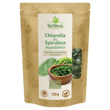 BioMenü bio Chlorella a Spirulina tablety 125 g