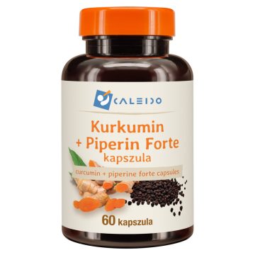 Caleido Kurkumin + Piperine Forte kapsle 60 ks