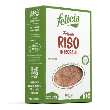   Felicia bio Hnědá Rýže Farfalle bezlepkové těstoviny 250 g