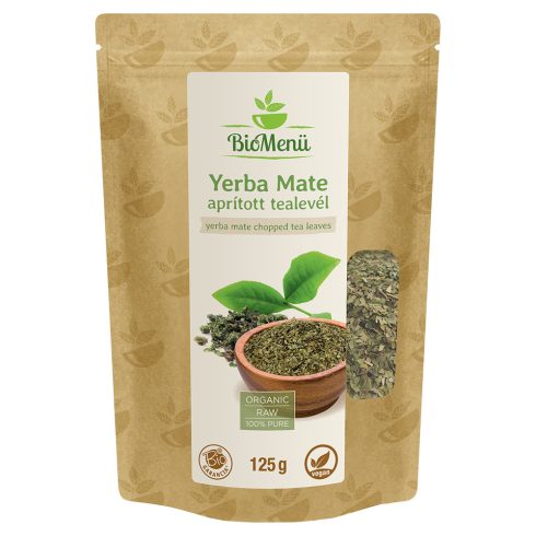 BioMenü Bio Yerba Maté řezané čajové lístky 125 g